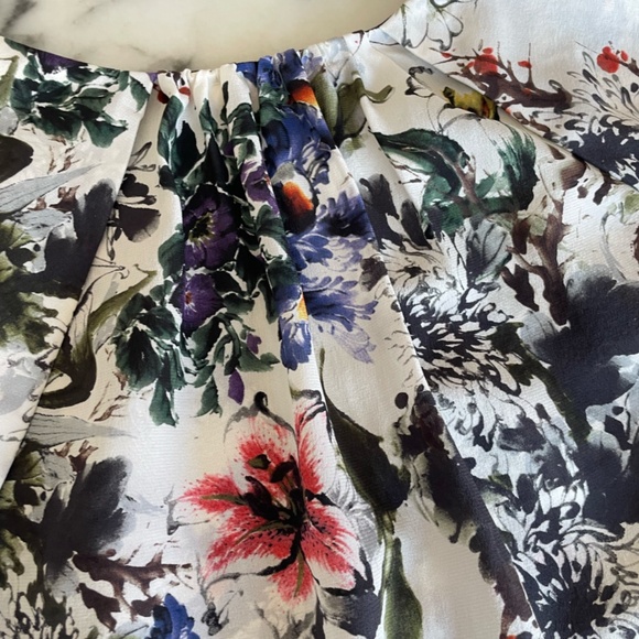 Rebecca Taylor Silk Floral Top - Picture 13 of 14
